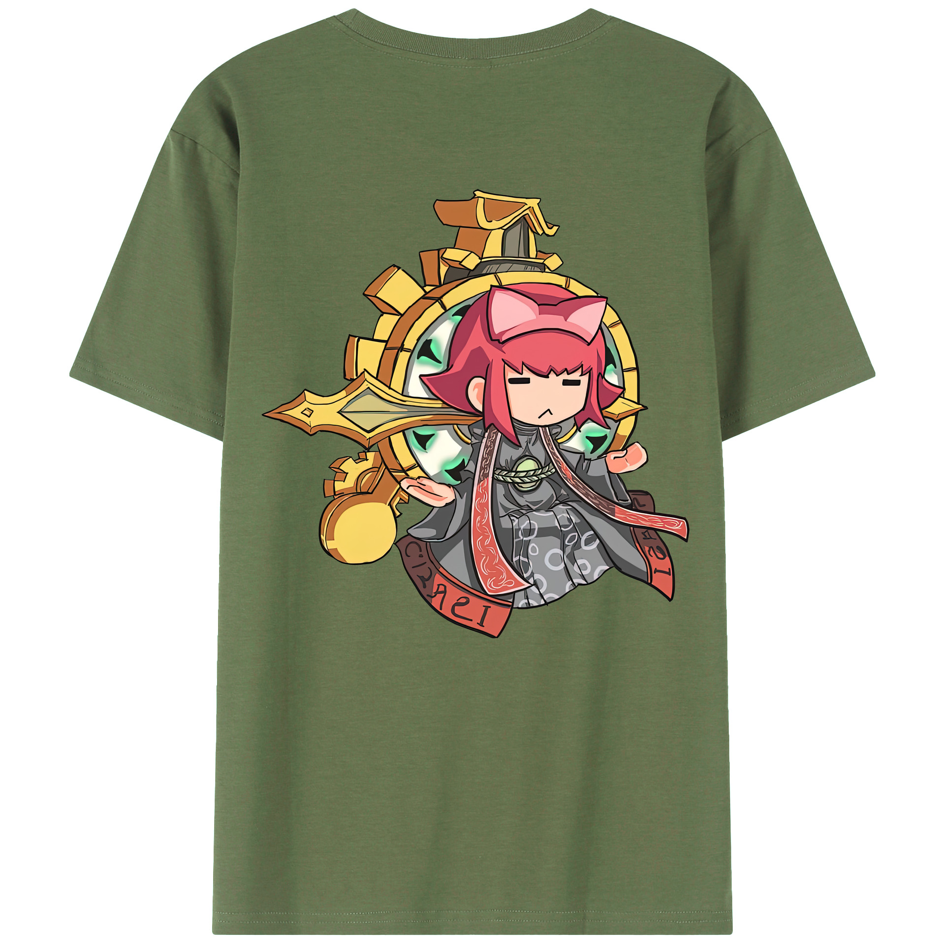 （画像用） リーグ・オブ・レジェンド League of Legends LOL 綿100％ メンズ半袖Tシャツ（バックプリント） 通気性